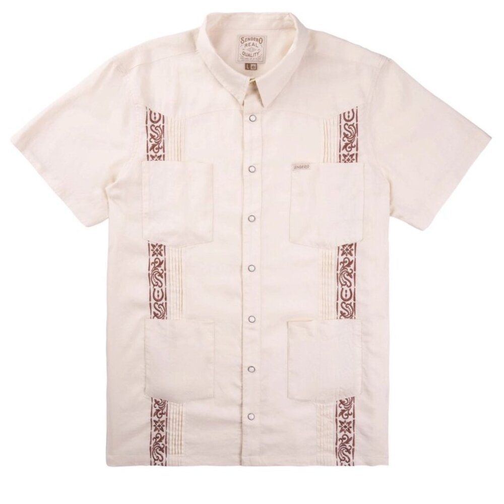 Sendero Provisions Co Shirt, Caballero Guayabera